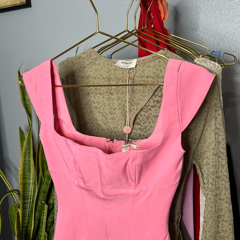 HOUSE OF CB 'Leonida' French Pink Corset Mini Dress NWT - Picture 7 of 9